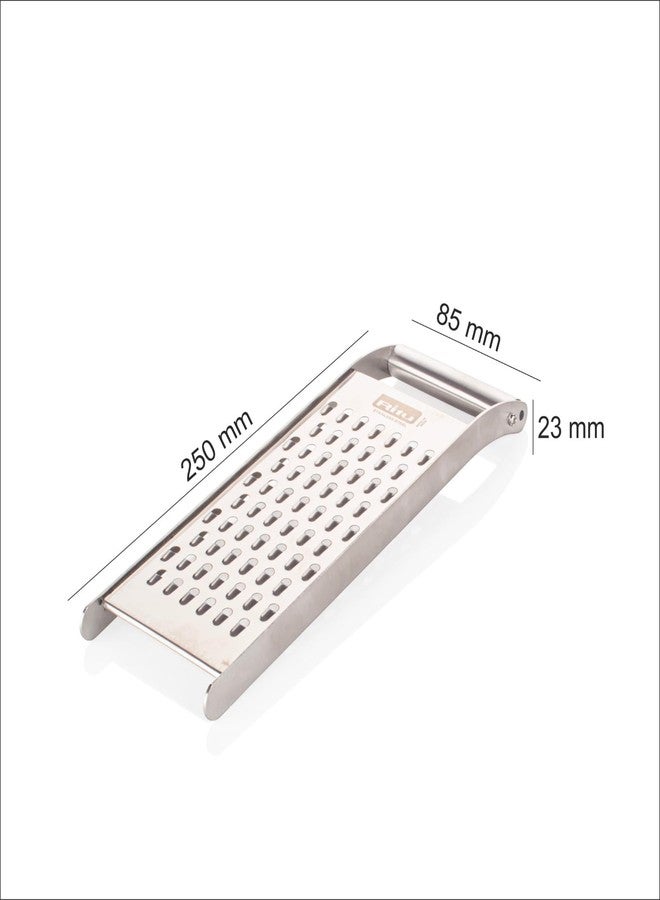 Ritu J-375 Carrot Greater, Stainless Steel Vegetable Slicer, Carrot Grater, Cheese Grater, Ginger Grater, Coconut Grater Chocolate Grater, Garlic Grater Slicer Cutter for Kitchen (Big) - Image 2